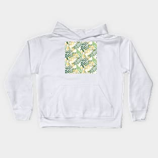 Botanical Floral Seamless pattern 10 Kids Hoodie